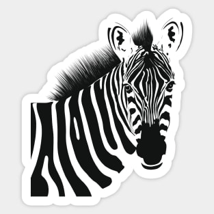 Zebra Animal Print Sticker